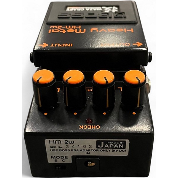 Used BOSS HM2W Heavy Metal Effect Pedal