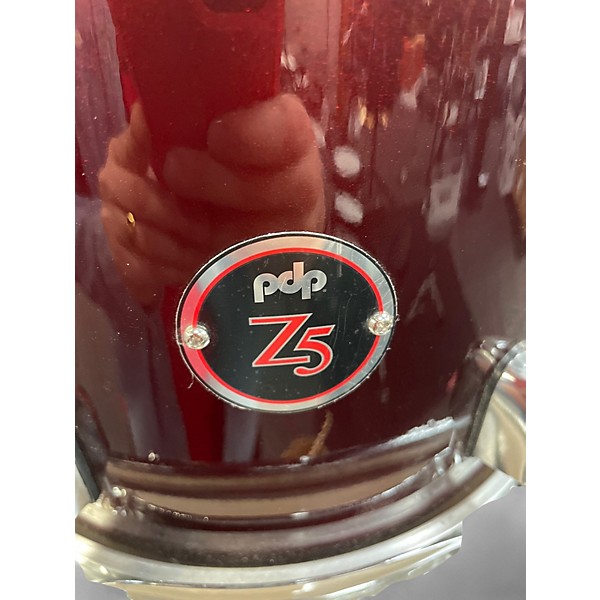 Used PDP by DW 5 Piece Z5 Wine Red Drum Kit