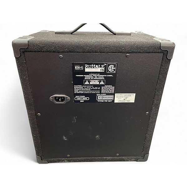 Used Fender Rumble 15 15W 1X8 Bass Combo Amp