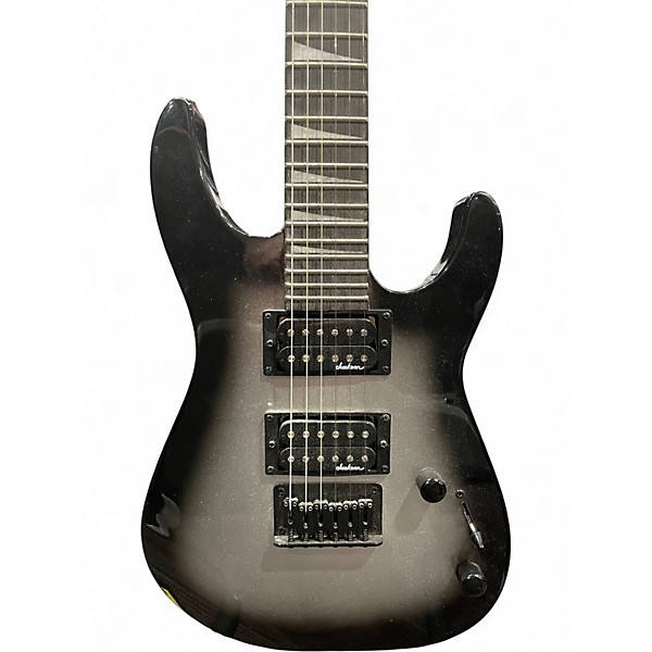 Used Jackson JS Series Dinky Minion JS1X SILVER BURST Solid Body Electric Guitar