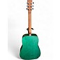 Used Art & Lutherie Wild Cherry Transparent Green Satin Acoustic Guitar