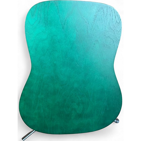 Used Art & Lutherie Wild Cherry Transparent Green Satin Acoustic Guitar