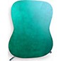 Used Art & Lutherie Wild Cherry Transparent Green Satin Acoustic Guitar