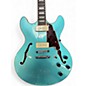 Used D'Angelico Premier Series DC BLUE Hollow Body Electric Guitar