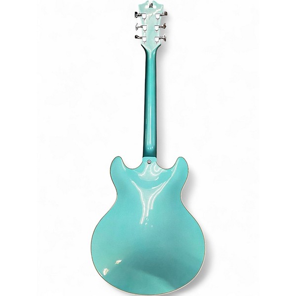 Used D'Angelico Premier Series DC BLUE Hollow Body Electric Guitar