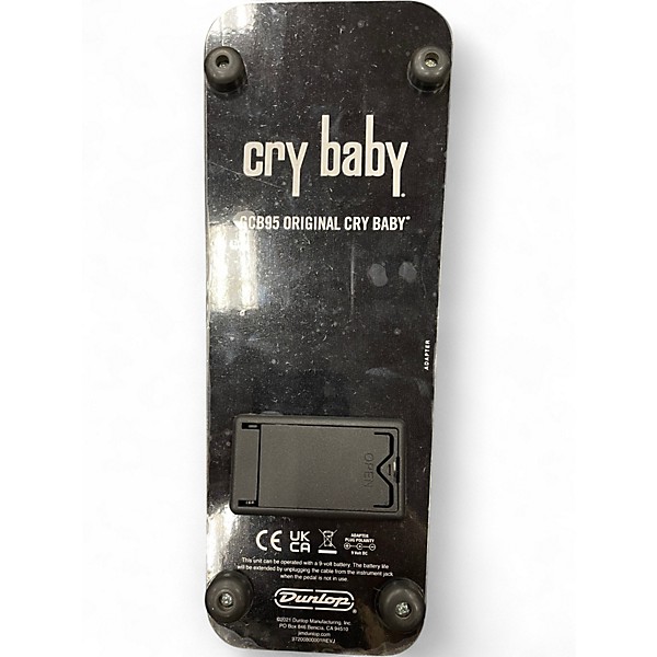 Used Dunlop GCB95 Original Crybaby Wah Effect Pedal
