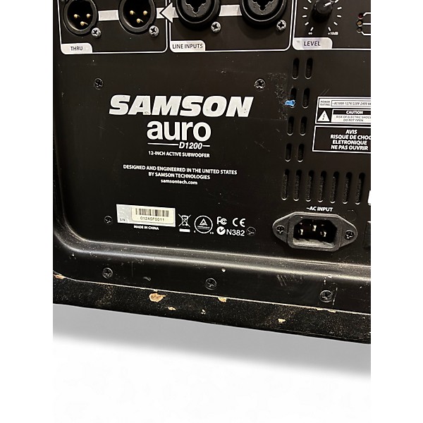 Used Samson Auro D1200 Powered Subwoofer