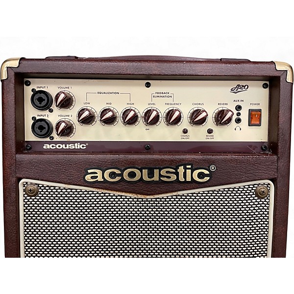 Used Acoustic A20 20W Acoustic Guitar Combo Amp
