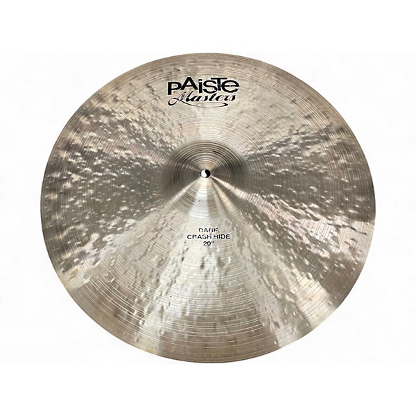 Used Paiste 20in MASTERS DARK CRASH RIDE Cymbal