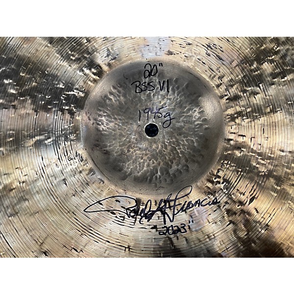 Used Cymbal Craftsman By Paul Francis 20in BILL STEWART BSS VI Cymbal