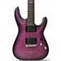 Used Schecter Guitar Research C1 Platinum Satin Purple Burst Solid Body Electric Guitar