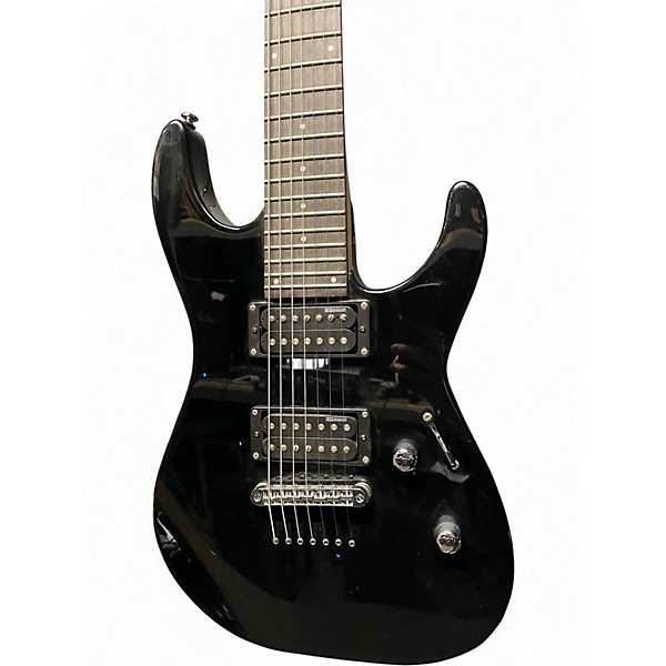 Used ESP LTD M17 7 String Black Solid Body Electric Guitar