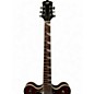 Used Eastwood Classic 6 Left-Handed Walnut Hollow Body Electric Guitar