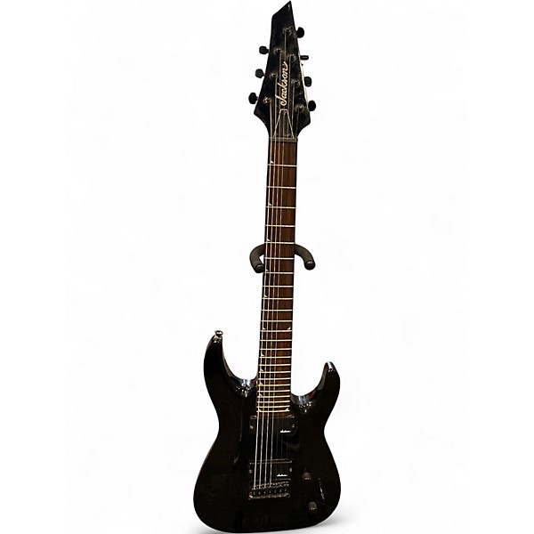 Used Jackson JS22-7 DKA Dinky 7 String Black Solid Body Electric Guitar