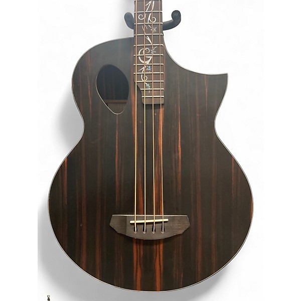 Used Michael Kelly MKD4SJESFS Macassar Ebony Acoustic Bass Guitar