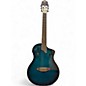 Used Ortega Tour Player Blue Burst Classical Acoustic Electric Guitar thumbnail
