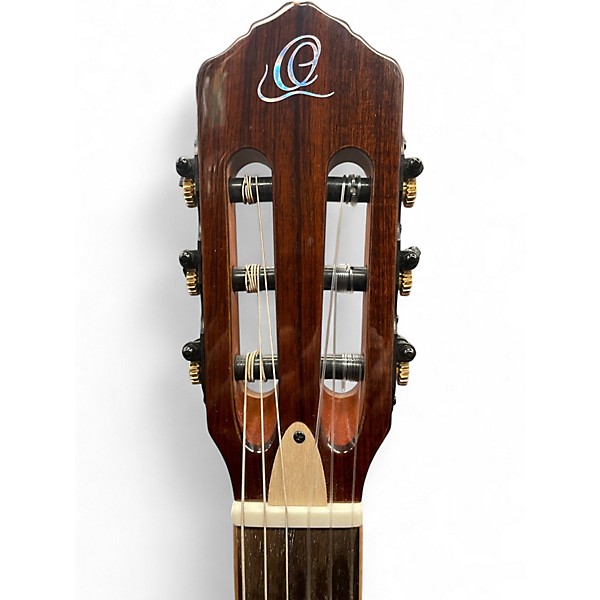 Used Ortega Tour Player Blue Burst Classical Acoustic Electric Guitar