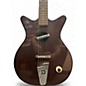 Used Danelectro Convertible Burgundy Acoustic Electric Guitar