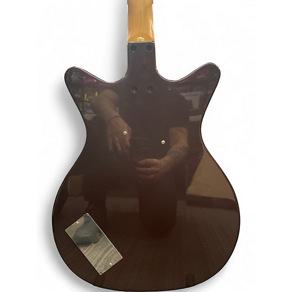 Used Danelectro Convertible Burgundy Acoustic Electric Guitar