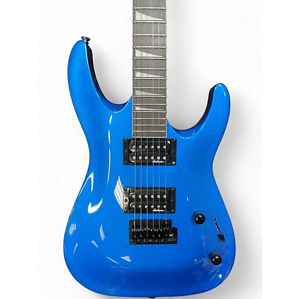 Used Jackson JS22 Dinky Metallic Blue Solid Body Electric Guitar