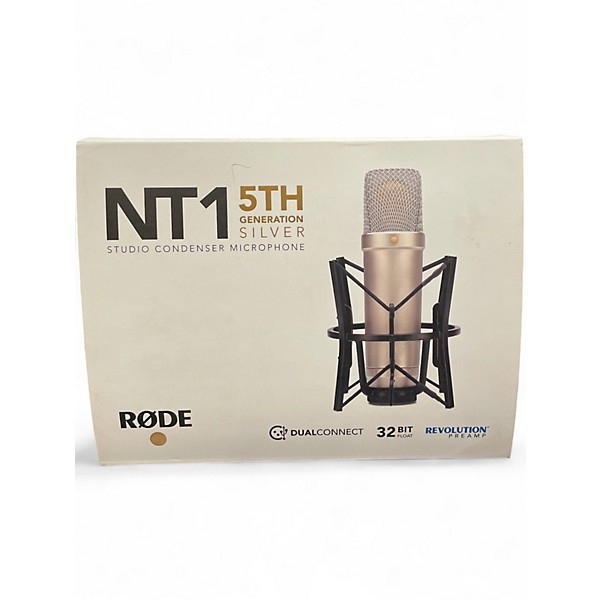 Used RODE NT1 5TH GENERATION SILVER Condenser Microphone