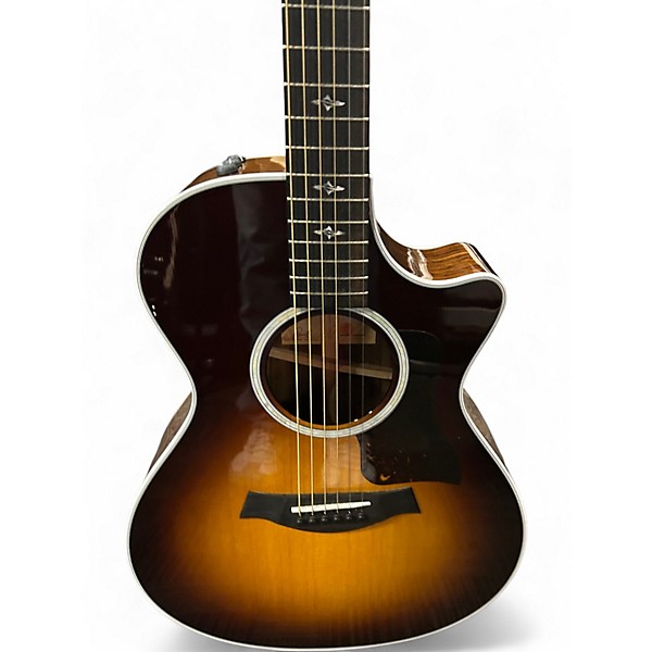Used Taylor 412CE-R 2 Color Sunburst Acoustic Guitar