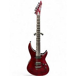 Used ESP LTD H3-1000 Trans Red Solid Body Electric Guitar