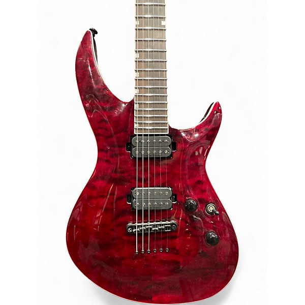 Used ESP LTD H3-1000 Trans Red Solid Body Electric Guitar
