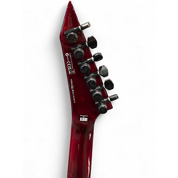Used ESP LTD H3-1000 Trans Red Solid Body Electric Guitar