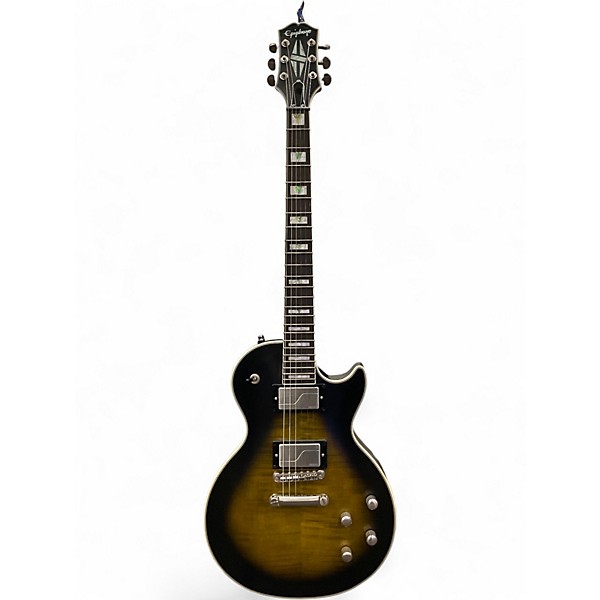 Used Epiphone Les Paul Prophecy Custom EX 2 Tone Sunburst Solid Body Electric Guitar