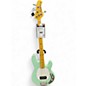 Used Ernie Ball Music Man STINGRAY 34 Surf Green Electric Bass Guitar thumbnail