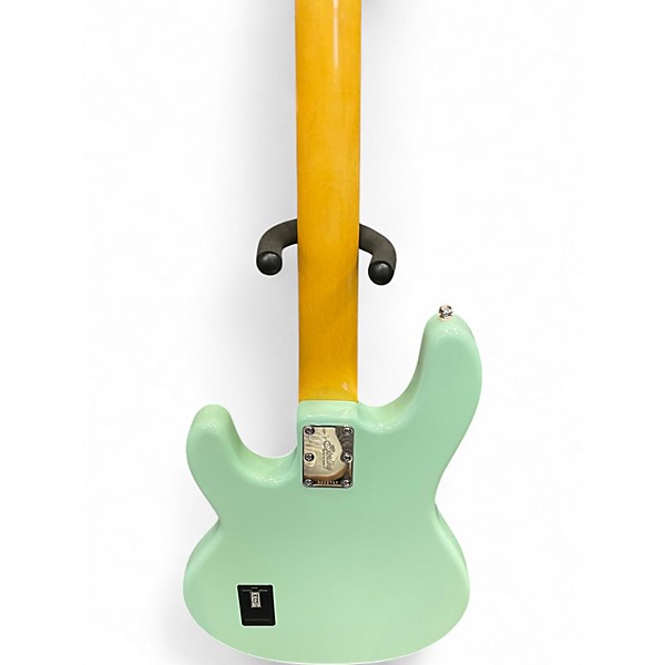 Used Ernie Ball Music Man STINGRAY 34 Surf Green Electric Bass Guitar