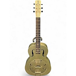 Used Gretsch Guitars G9201 Honeydipper Metal Round Neck Silver Resonator Guitar