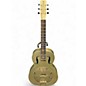 Used Gretsch Guitars G9201 Honeydipper Metal Round Neck Silver Resonator Guitar thumbnail