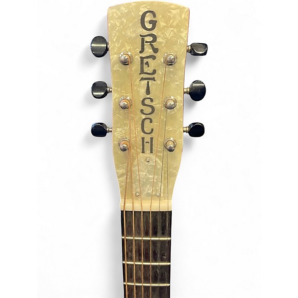 Used Gretsch Guitars G9201 Honeydipper Metal Round Neck Silver Resonator Guitar