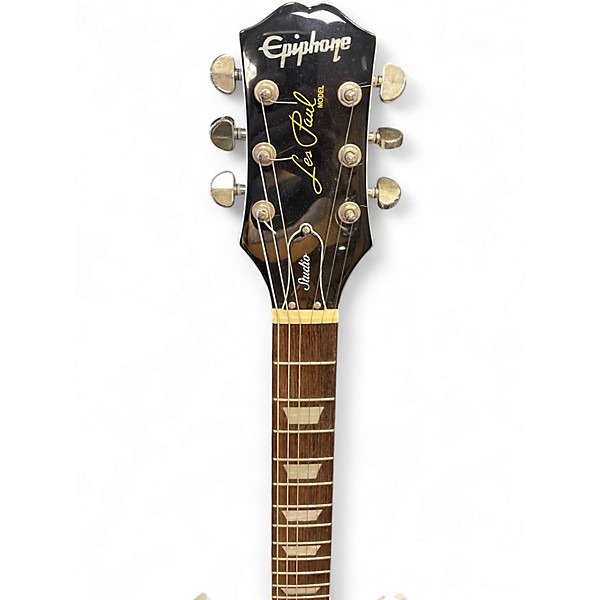 Used Epiphone Les Paul Studio Alpine White Solid Body Electric Guitar