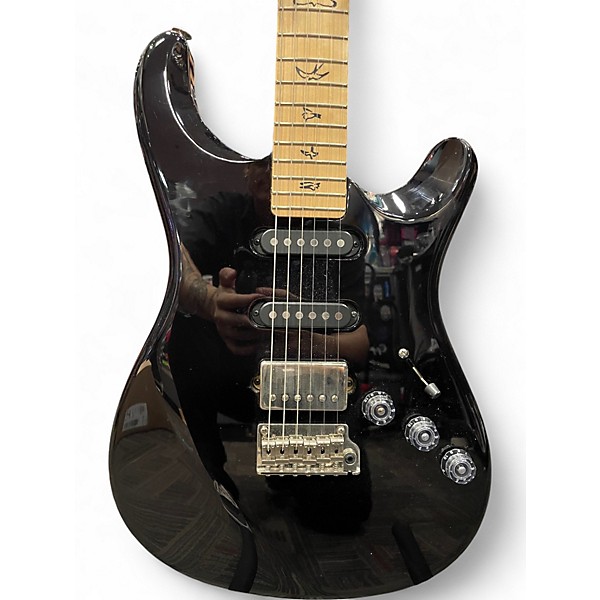 Used PRS FIORE BLACK Black Solid Body Electric Guitar