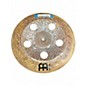 Used MEINL 16in BYZANCE MATT GARSTKA FAT STACK BOTTOM EXTRA DRY THIN CHINA Cymbal