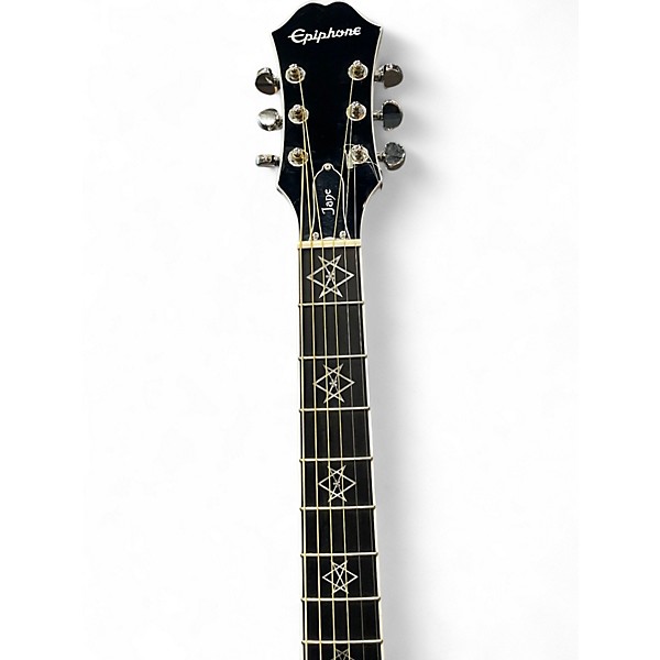 Used Epiphone Dave Navarro Signature Black Acoustic Electric Guitar