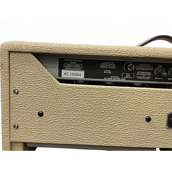 Used Fender 65 Twin Reverb Reissue 'Blondes Have More Fun' Tube Guitar Combo Amp