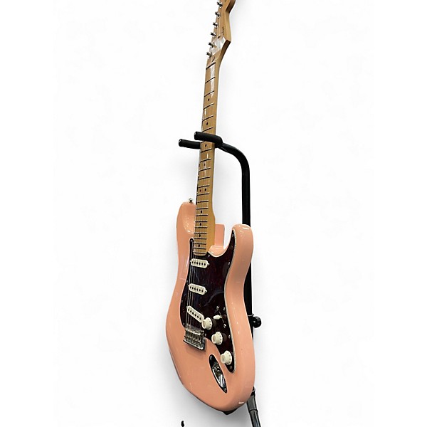 Used Fender limited edition player stratocaster Shell Pink Solid Body Electric Guitar