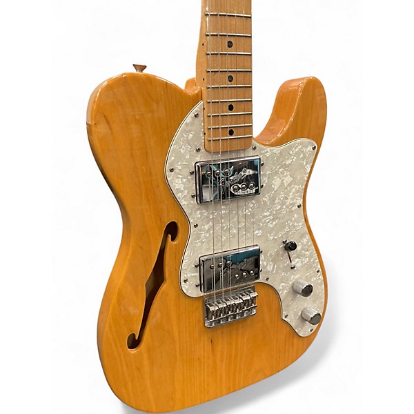 Used Fender 1972 Reissue Thinline Telecaster Natural Hollow Body Electric Guitar