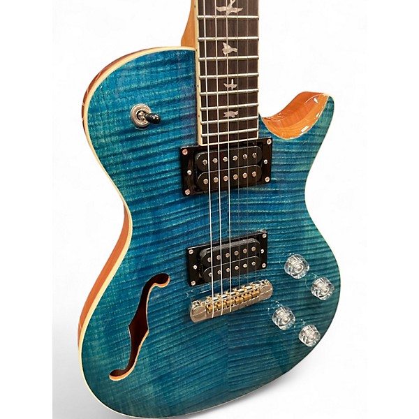 Used PRS Zach Myers Signature SE Blue Solid Body Electric Guitar