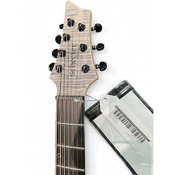 Used Schecter Guitar Research Sunset 7 extreme Grey Ghost Solid Body Electric Guitar