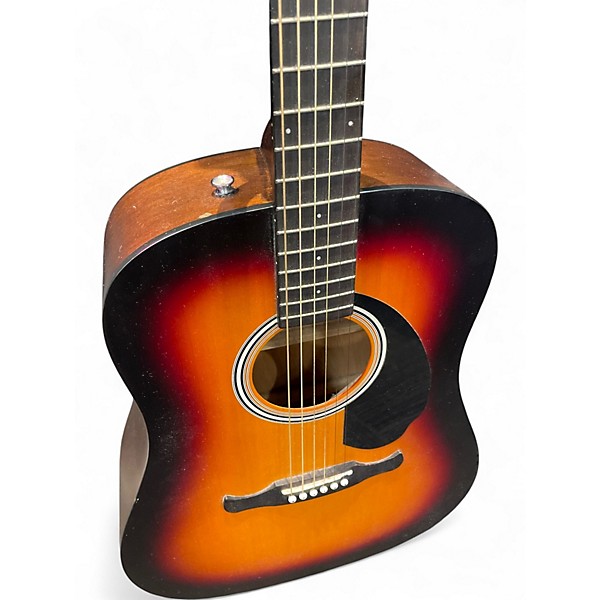 Used Fender FA125 Sunburst Acoustic Guitar