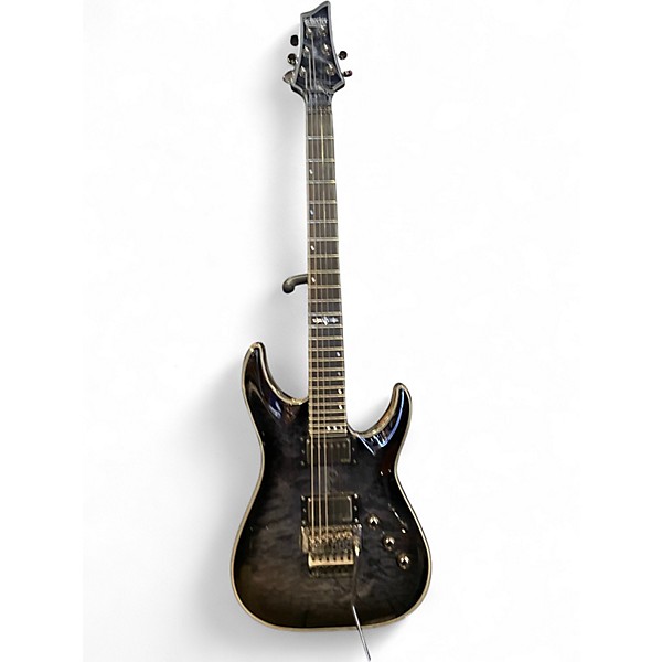 Used Schecter Guitar Research Hellraiser C1 Hybrid Black Solid Body Electric Guitar