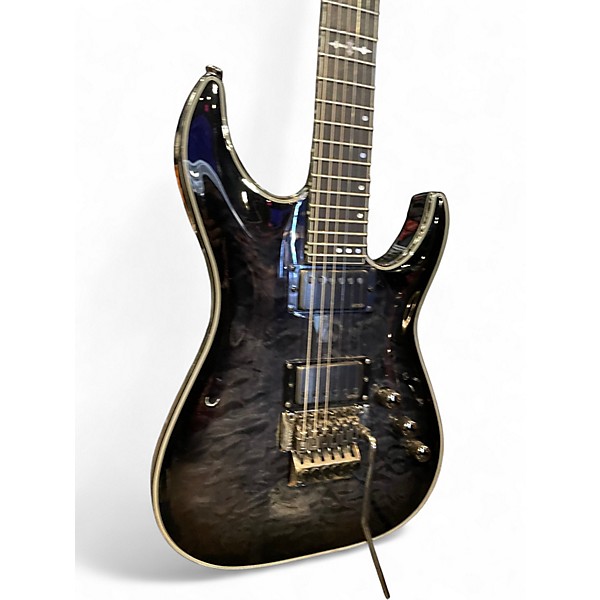 Used Schecter Guitar Research Hellraiser C1 Hybrid Black Solid Body Electric Guitar
