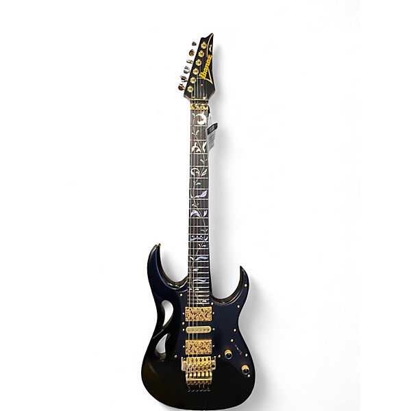 Used Ibanez STEVE VAI JAPAN JEM Black Solid Body Electric Guitar
