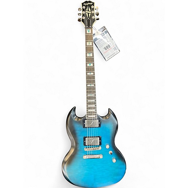 Used Epiphone SG Prophecy Blue Solid Body Electric Guitar