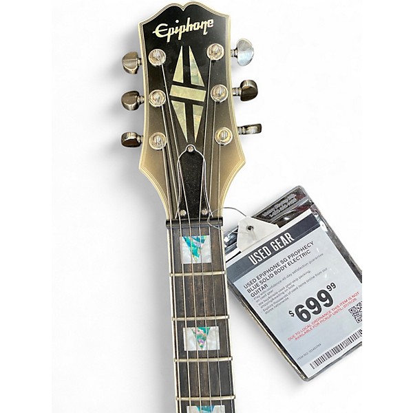 Used Epiphone SG Prophecy Blue Solid Body Electric Guitar
